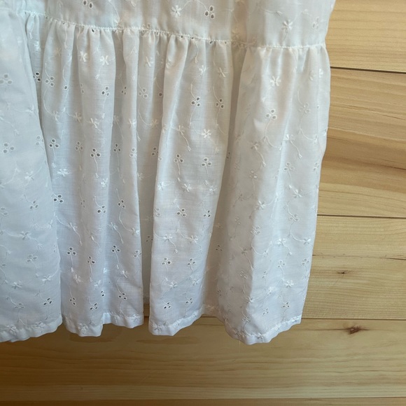 Vintage 70s Handmade Eyelet Maxi Dress - Picture 3 of 8